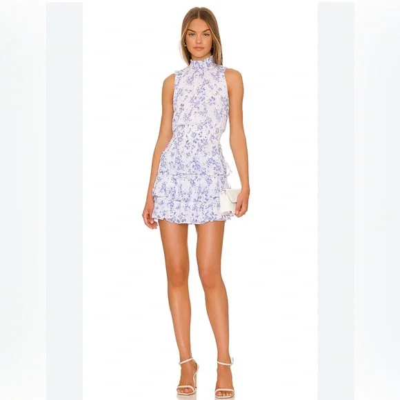 sachin and babi light blue dress Country Club Wedding Guest – Adrianna Papell